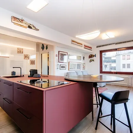 아파트 Anfossi Home, In Porta Romana, Design E Comfort, Con Grande Terrazza Privata, Vista Parco 밀라노